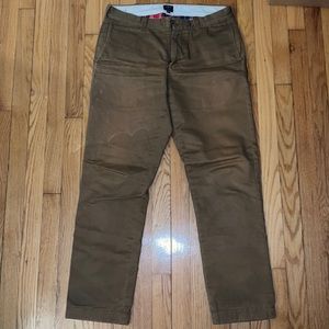 Men’s J. Crew flannel-lined cabin pant, brown, 32x32